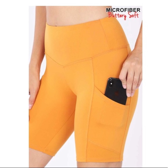 SALE! NEW! Rust Brick Red Spandex Bike Shorts - Picture 10 of 13